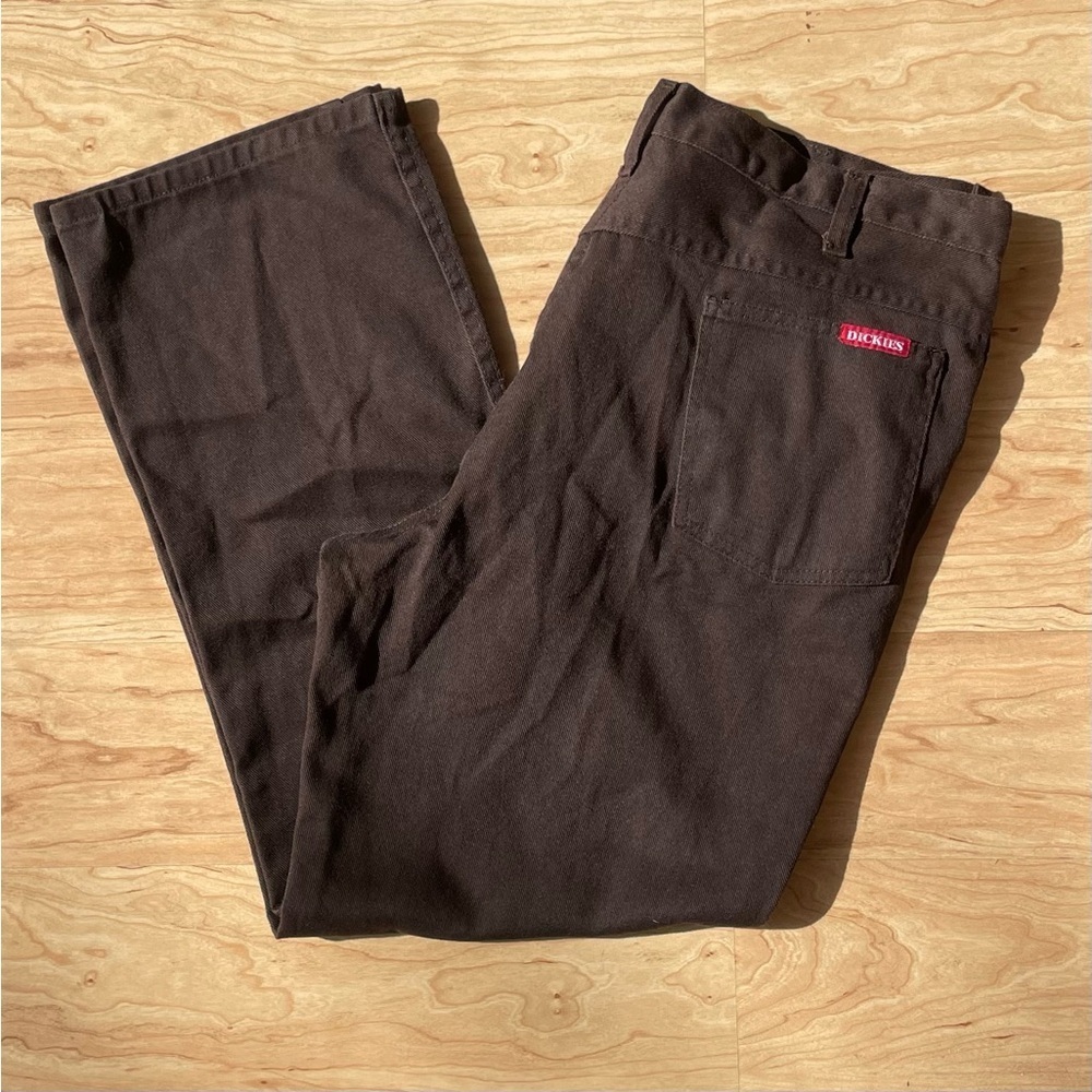 Vintage |Dickies| 100% Cotton Brown Loose Jeans Men’s *Labeled Size 38 X 29L - Picture 2 of 9